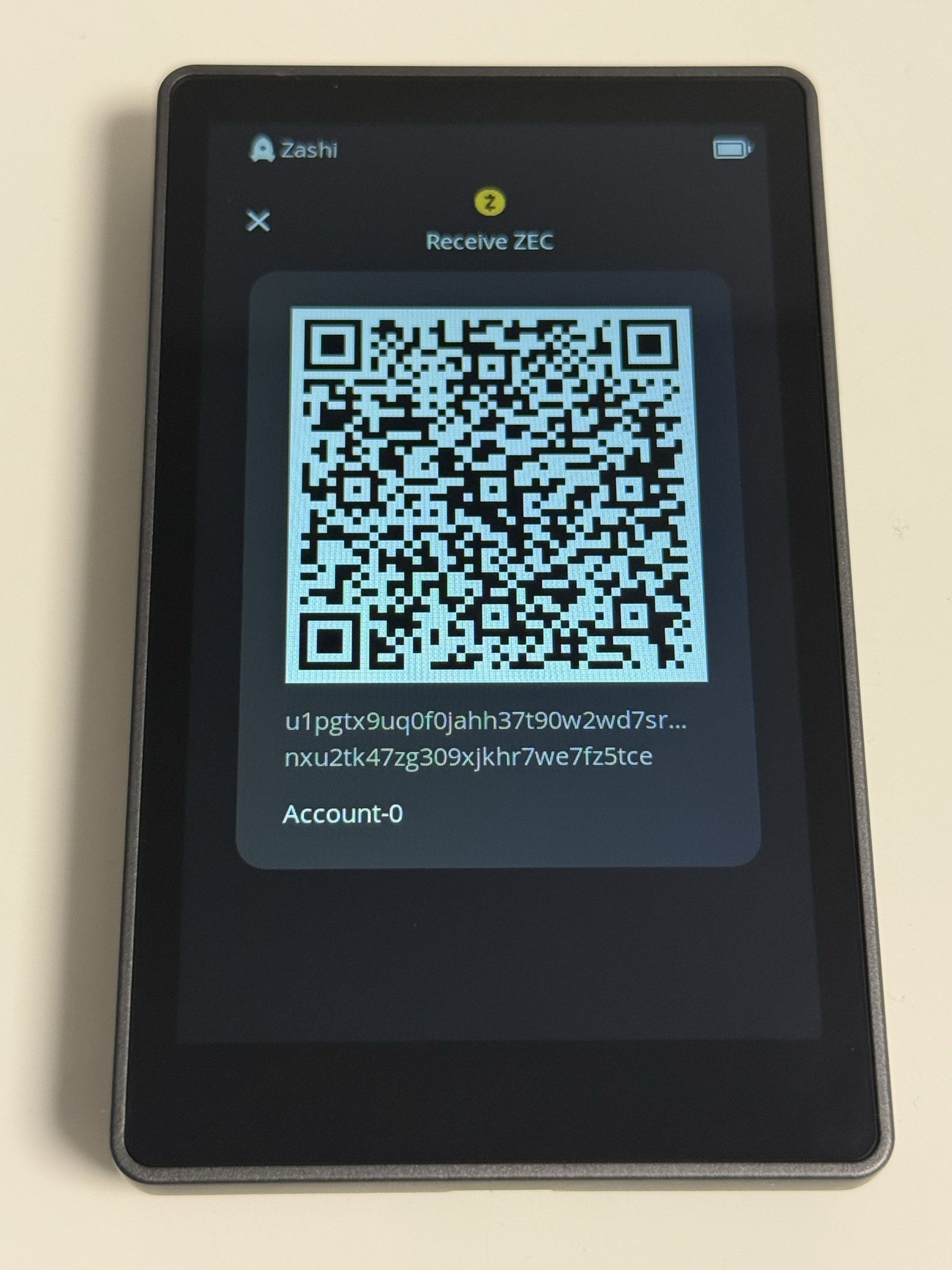 Keystone hardware wallet